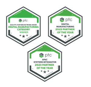 Kalypso PTC Partner Badges 2025