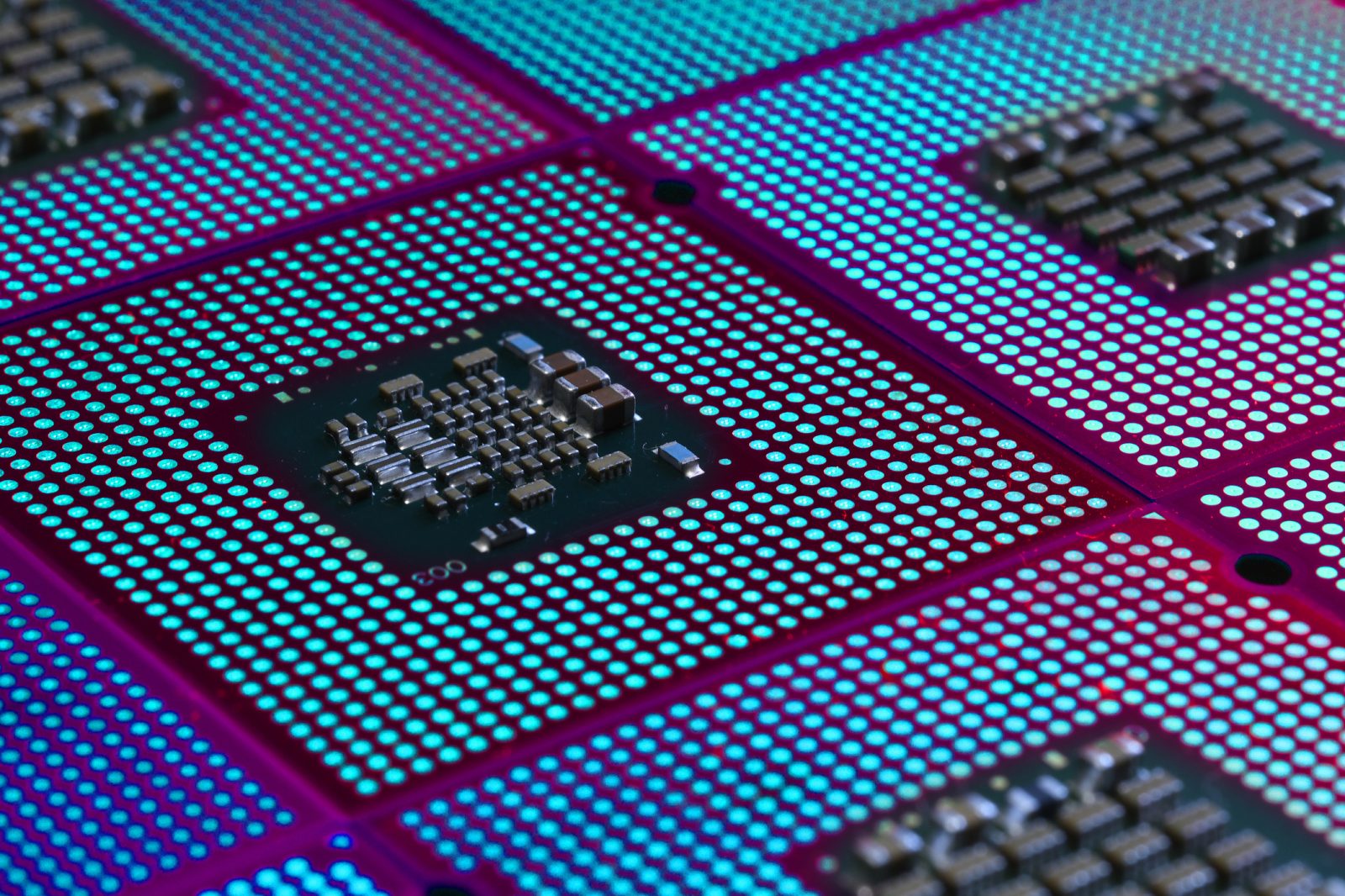 Background image: Microchips