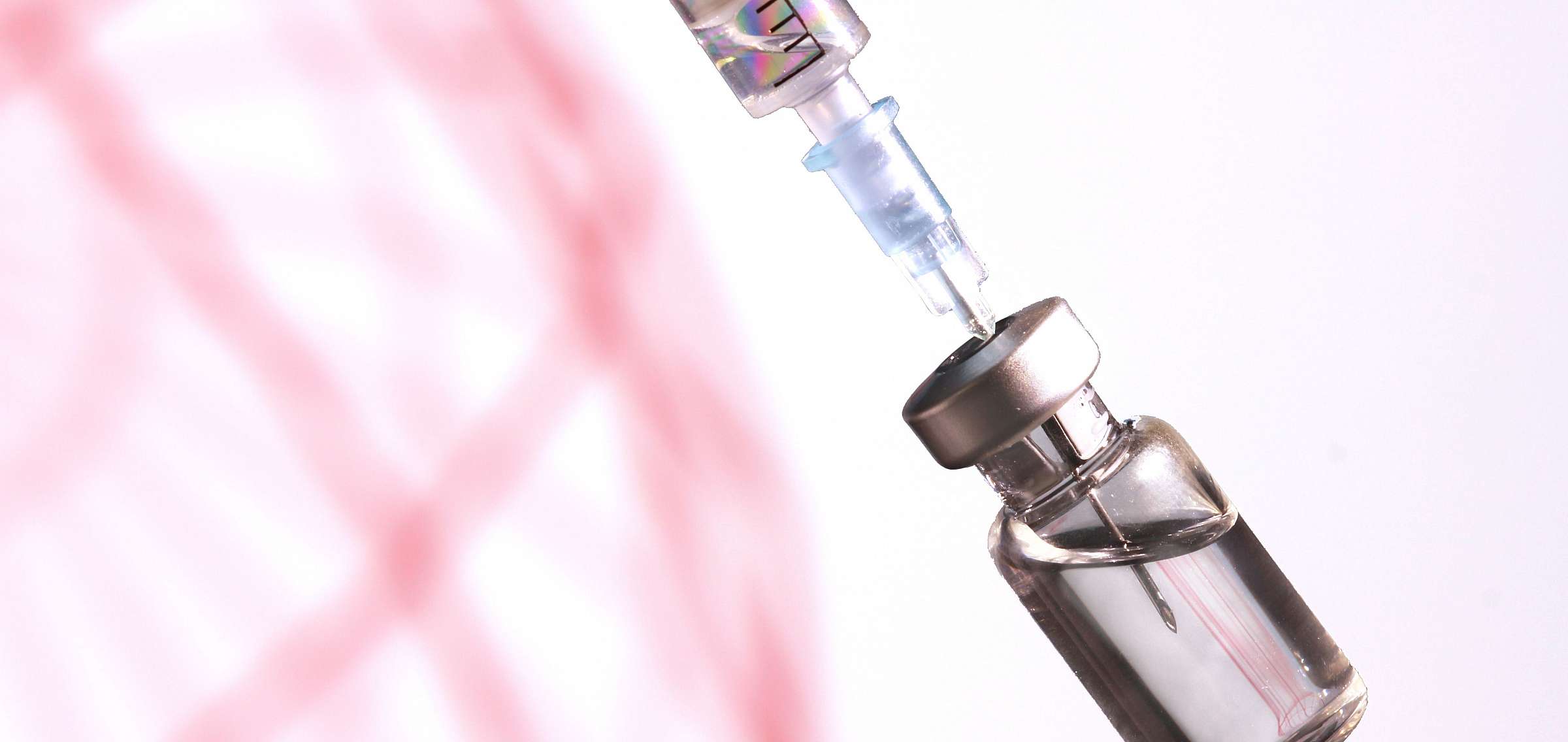 Background image: Syringe Bottle