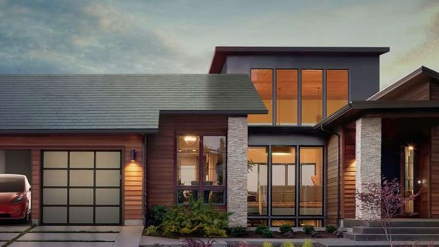 Background image: Tesla Solarcity Glass Roof Tiles 1580X549