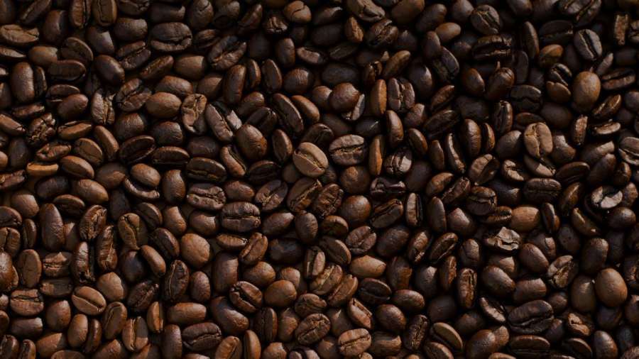 Background image: Coffee beans