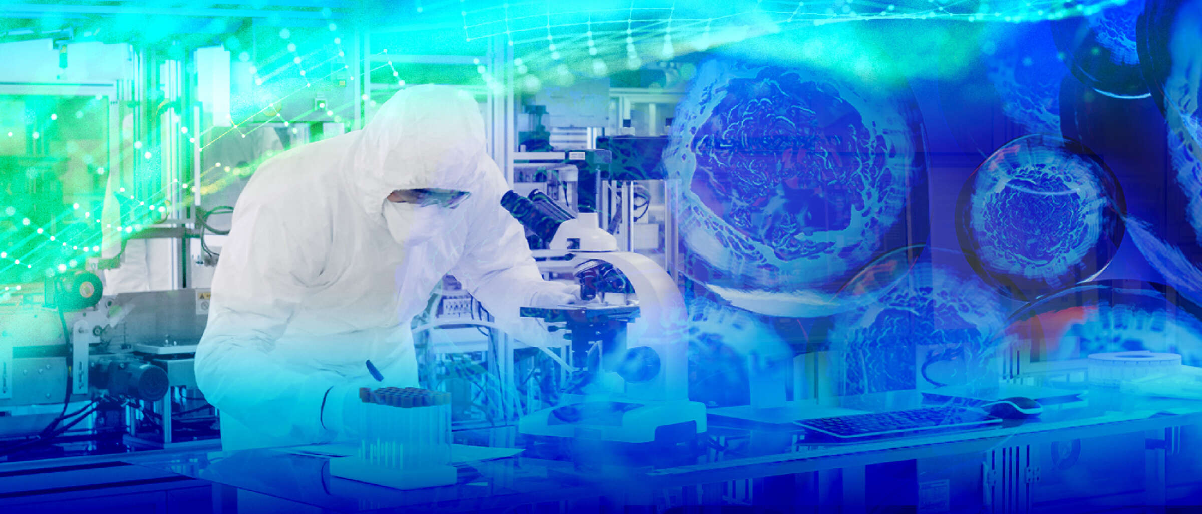 Background image: Smart Connected Operations Pharma Banner