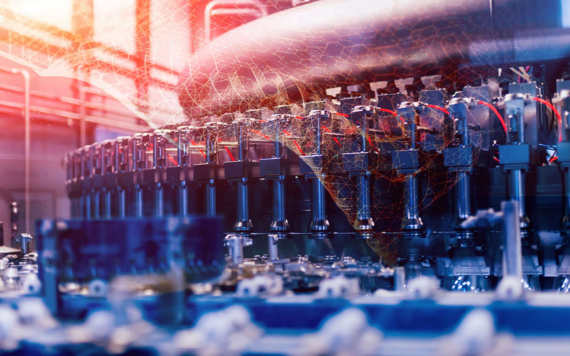 Background image: CPG Smart Connected Manufacturing